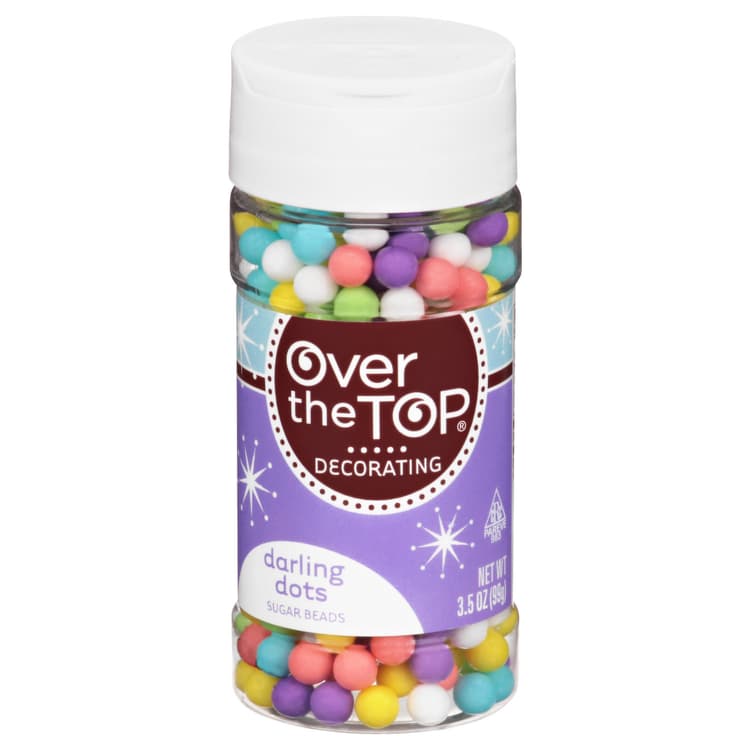 Over The Top Sugar Beads, Darling Dots