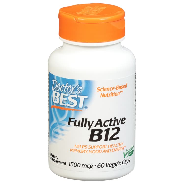Doctor'S Best Vitamin B12, 100 Mcg, Fully Active, Veggie Caps