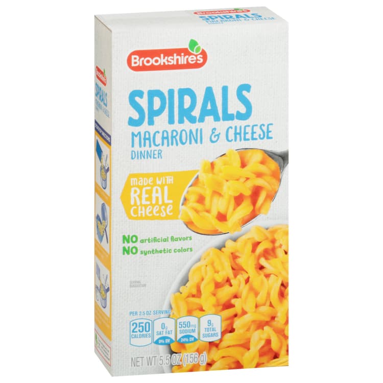 Brookshire'S Spirals Macaroni & Cheese Dinner