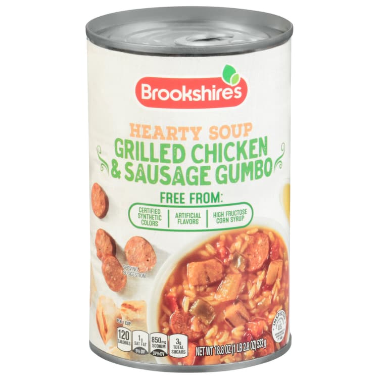 Brookshire'S Grilled Chicken & Sausage Gumbo Hearty Soup
