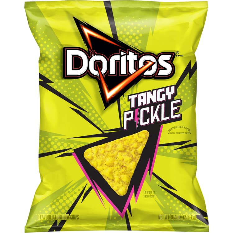 Doritos Tortilla Chips, Tangy Pickle
