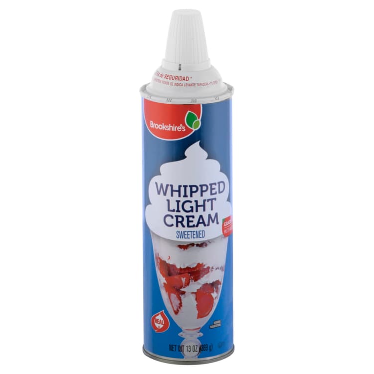 Brookshire'S Whipped Light Cream, Sweetened