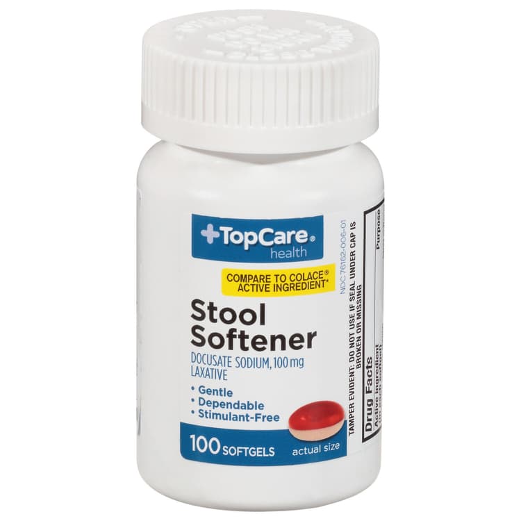Topcare Stool Softener, Softgels