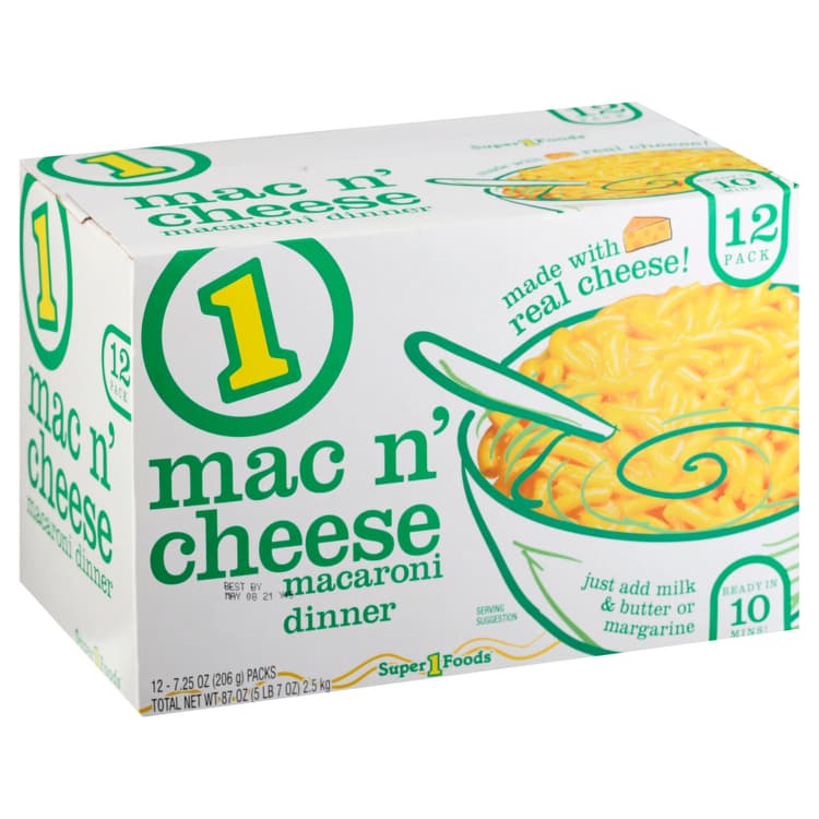 Super 1 Foods Macaroni Dinner, Mac N' Cheese