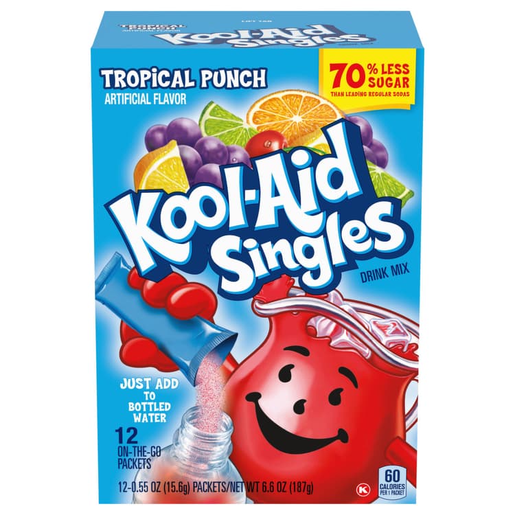 Kool-Aid Singles Tropical Punch Powdered Drink Mix