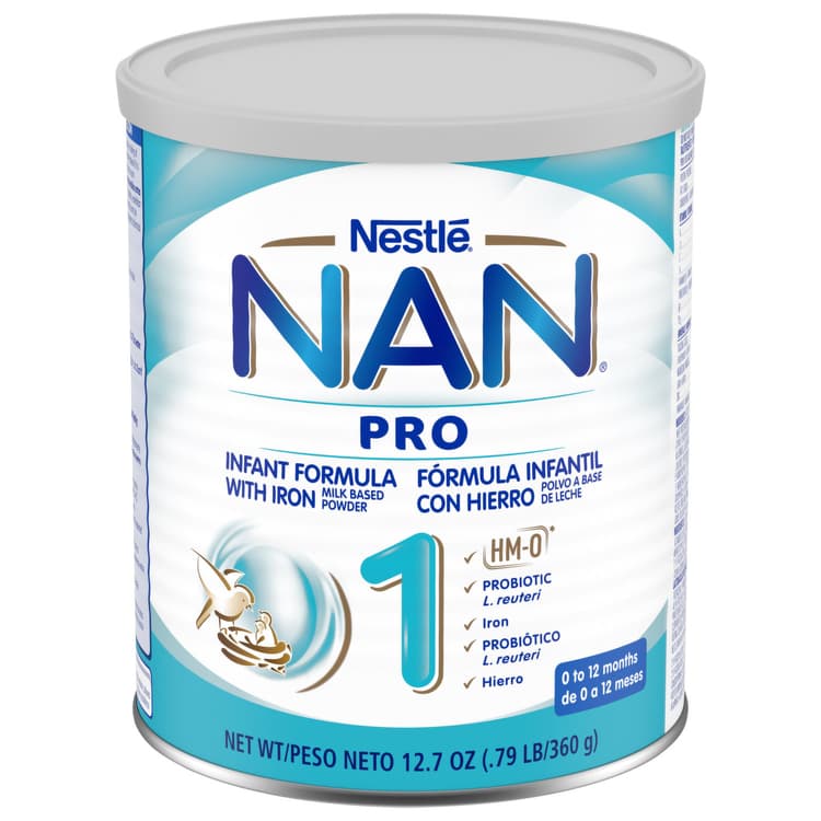 Nan Infant Formula With Iron, Milk Based Powder, Pro, Stage