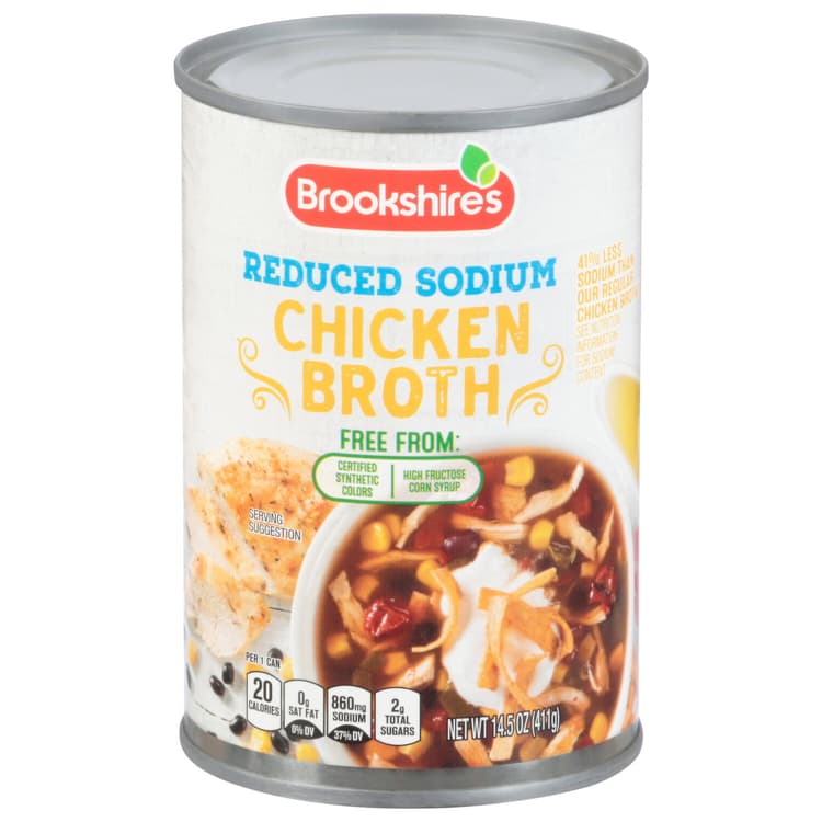 Brookshire'S Broth, Reduced Sodium, Chicken