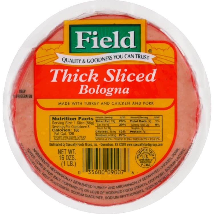 Field Bologna, Thick Sliced