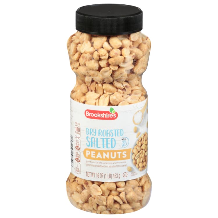 Brookshire'S Peanuts, Salted, Dry Roasted