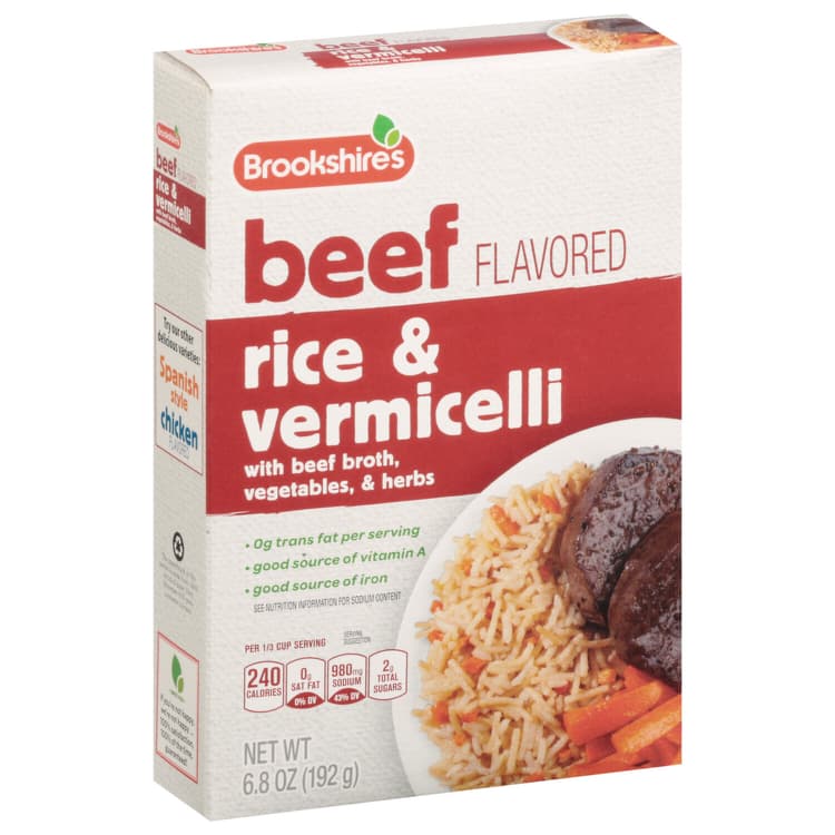 Brookshire'S Beef Flavored Rice Blend With Vermicelli