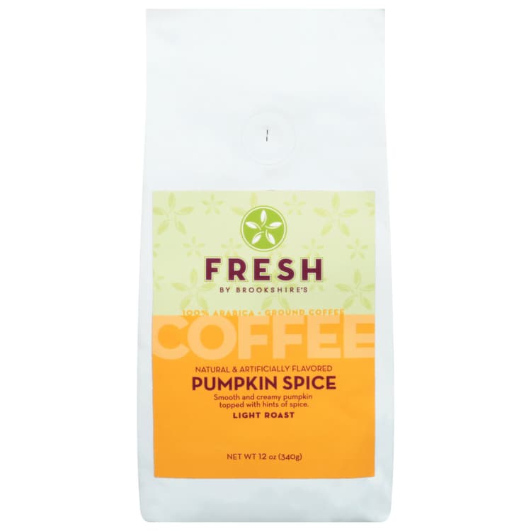 Brookshire'S Coffee, 100% Arabica, Ground, Light Roast, Pumpkin Spice