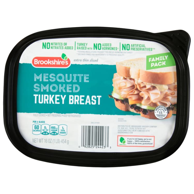Brookshire'S Turkey Breast, Mesquite Smoked, Family