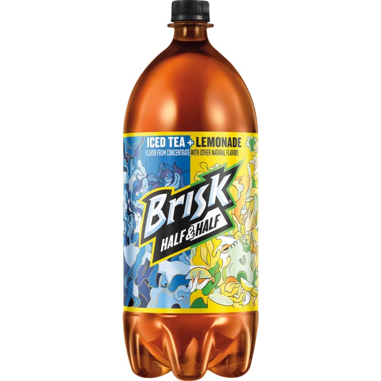Brisk Iced Tea + Lemonade, Half & Half 2 Lt