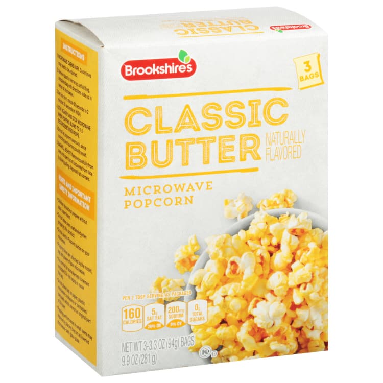 Brookshire'S Butter Microwave Popcorn