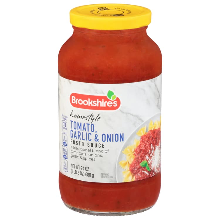 Brookshire'S Homestyle Pasta Sauce, Tomato, Garlic & Onion