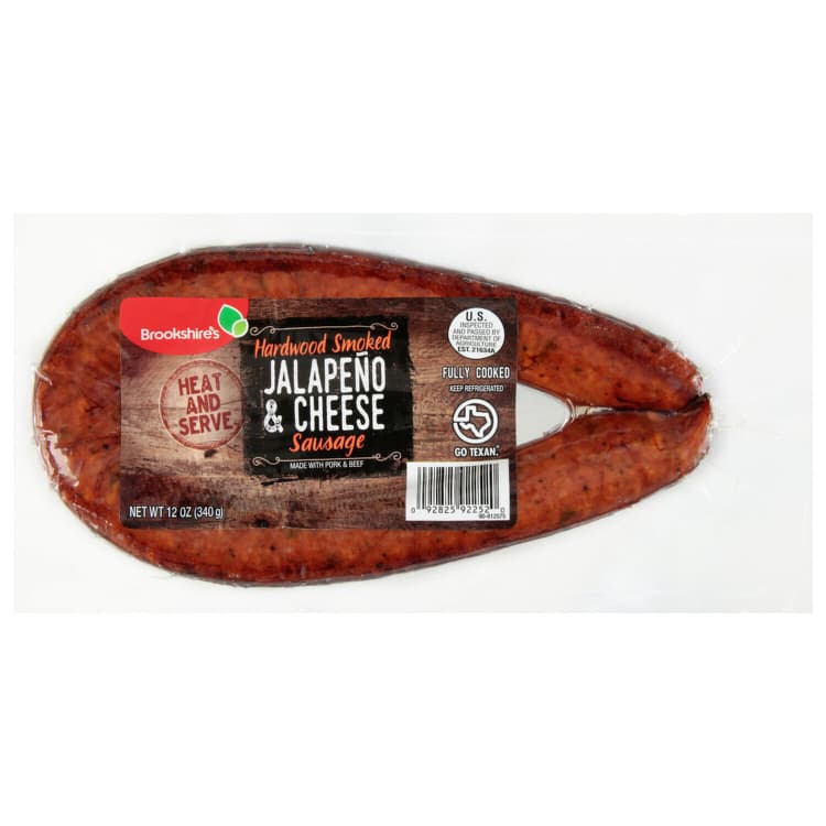 Brookshire'S Sausage, Jalapeno & Cheese, Hardwood Smoked
