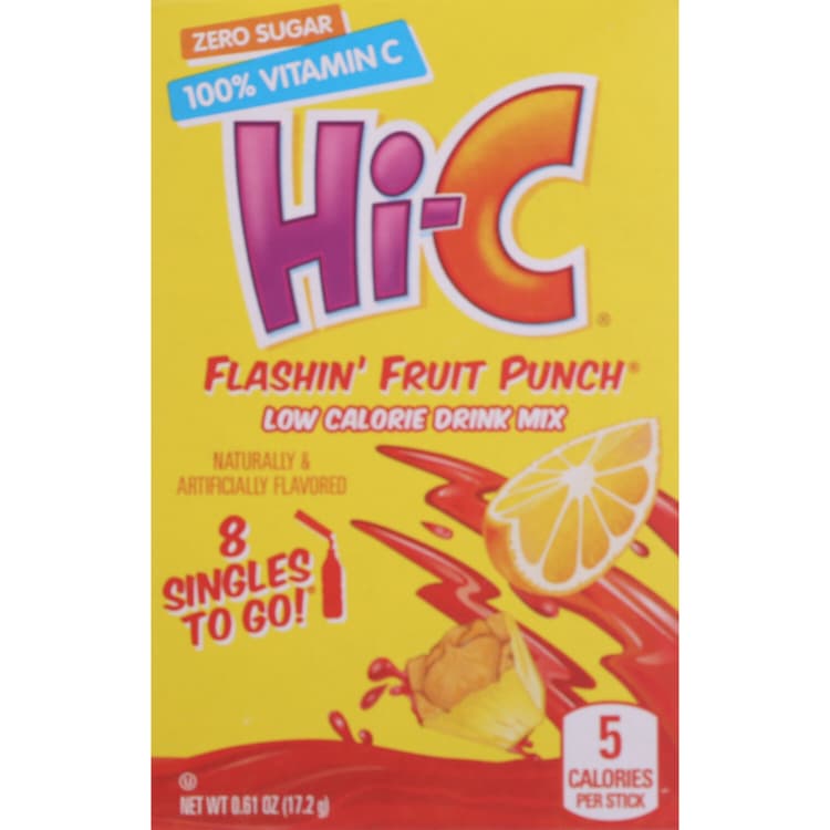 Hi-C Flashin Fruit Punch Singles To Go Drink Mix
