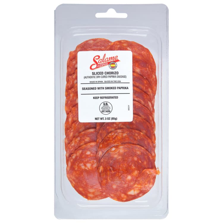 Salame De Espana Chorizo, Sliced