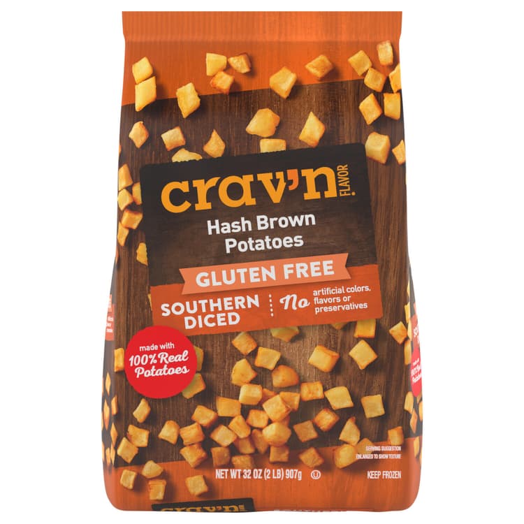 Crav'N Flavor Hash Brown Potatoes, Southern Diced