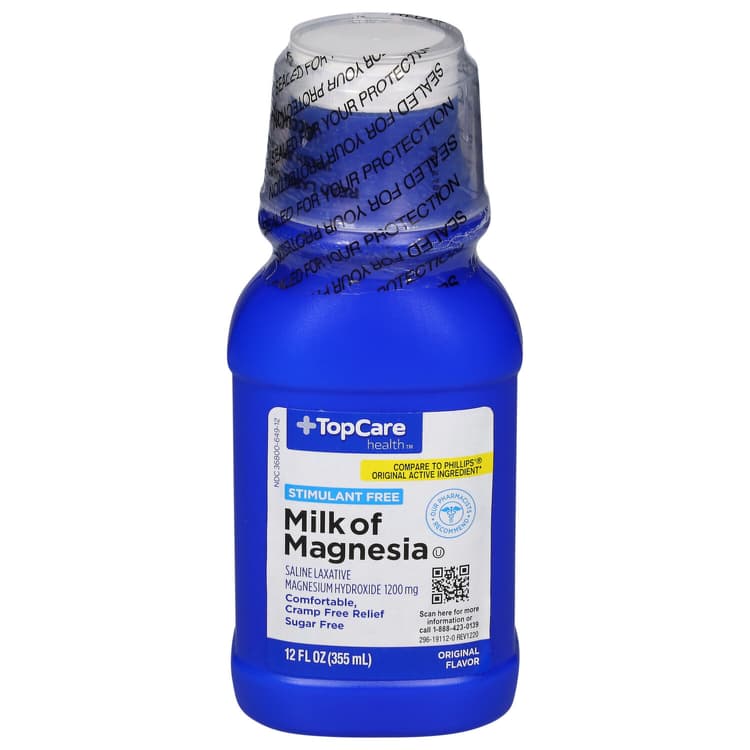 Topcare Milk Of Magnesia, Original Flavor