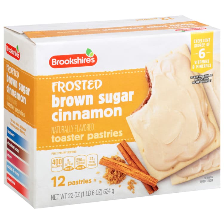 Brookshire'S Frosted Brown Sugar Cinnamon Toaster Pastries
