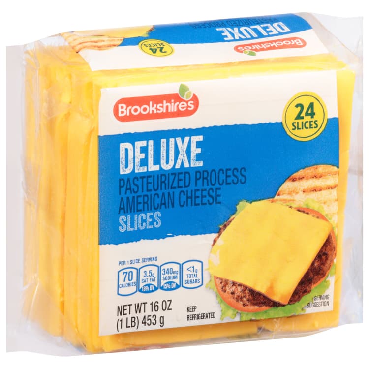 Brookshire'S Cheese Slices, American, Deluxe
