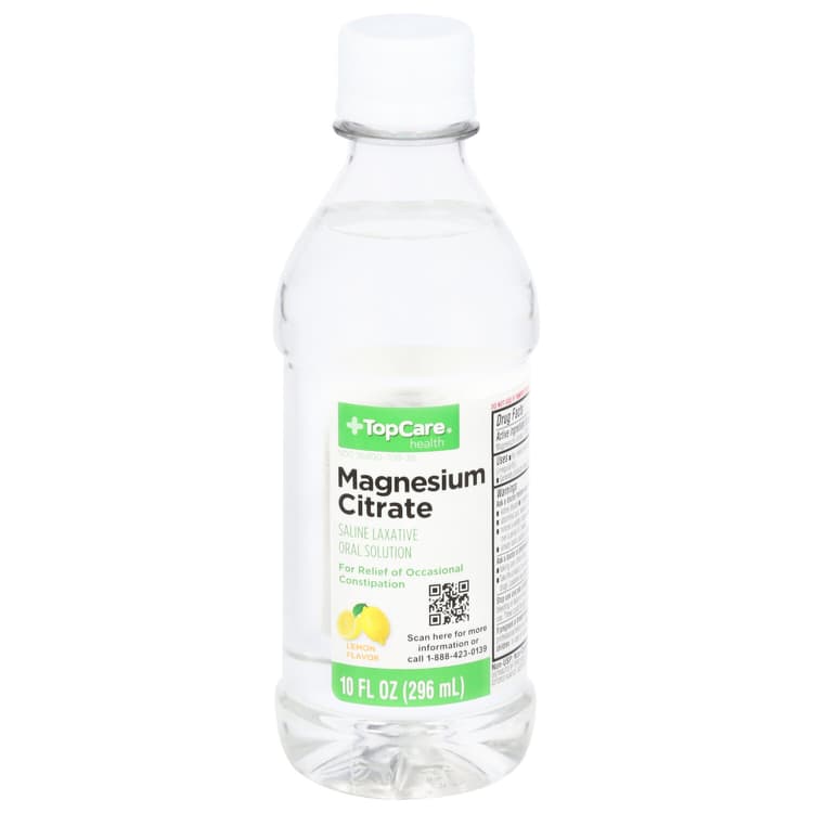 Topcare Magnesium Citrate, Lemon Flavor