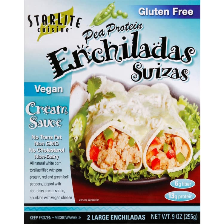Starlite Cuisine Enchiladas Suizas, Pea Protein, Large