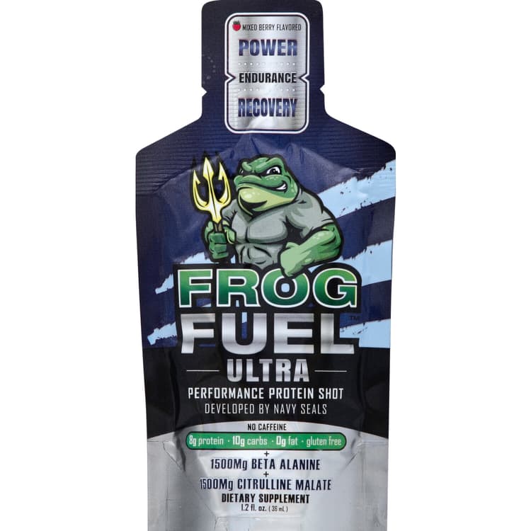 Frogfuel Protein Shot, Performance, Ultra, Mixed Berry Flavored, No Caffeine
