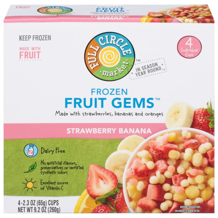 Full Circle Market Fruit Gems, , Strawberry Banana