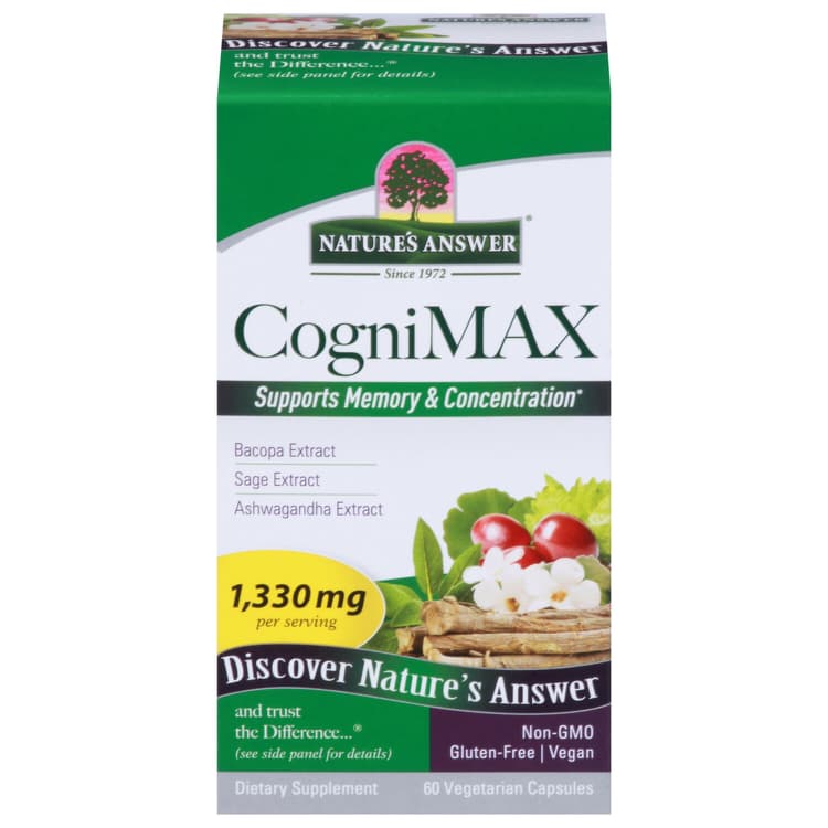 Nature'S Answer Cognimax, 1, Vegetarian Capsules