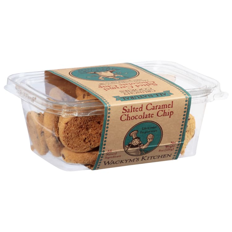 Wackym'S Kitchen Cookies, Crunchy, Salted Caramel Chocolate Chip