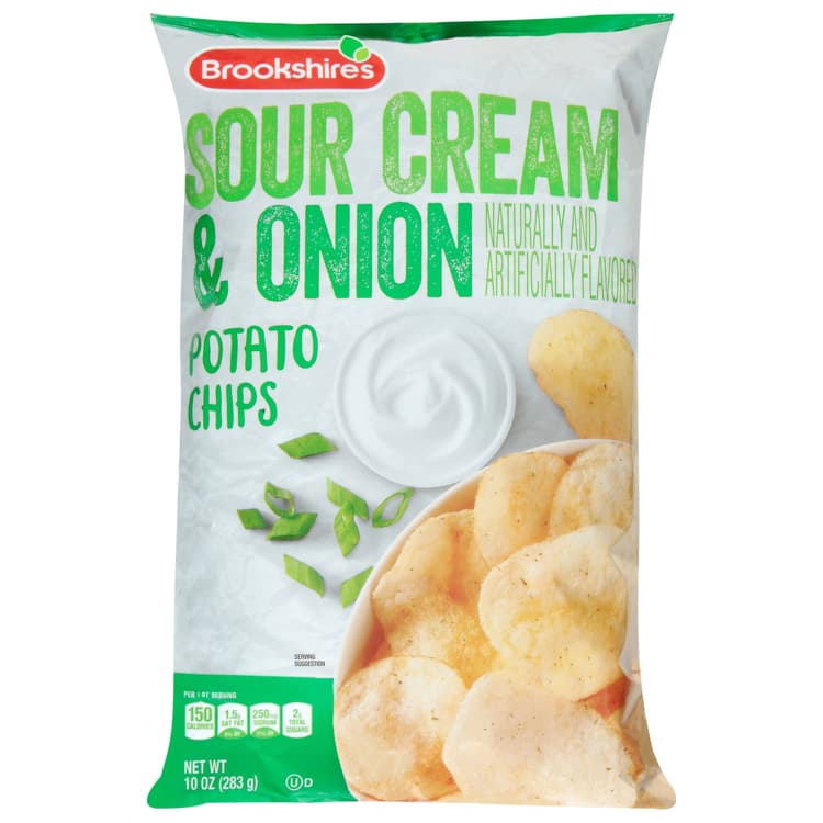 Brookshire'S Potato Chips, Sour Cream & Onion