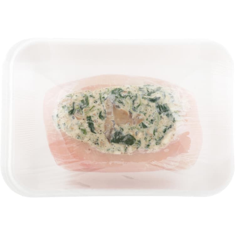 Fresh Spinach Stuffed Boneless Chicken Breast