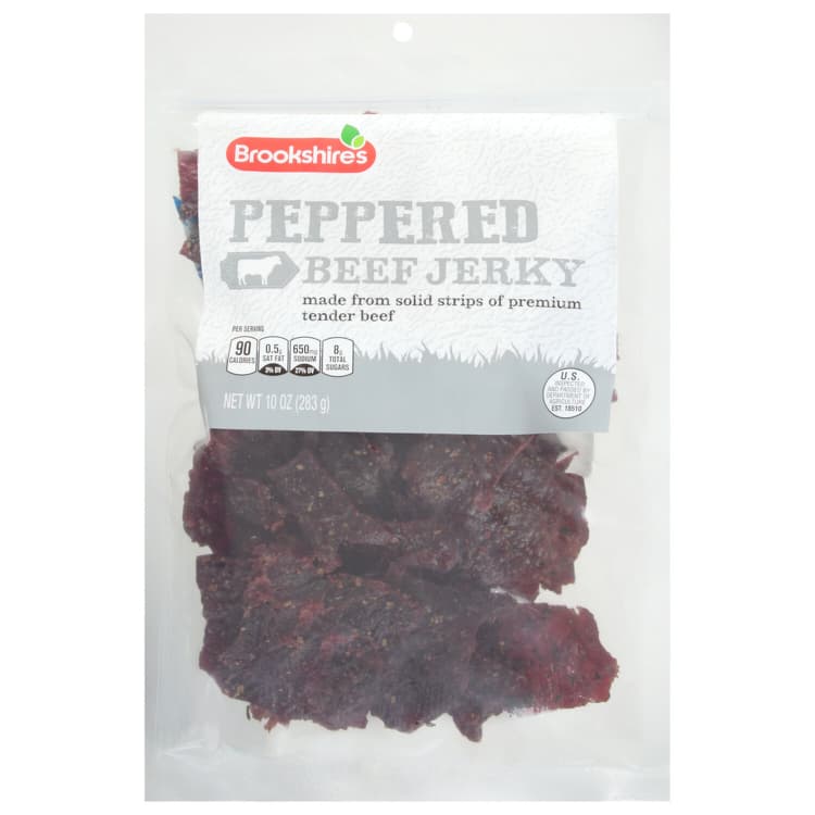 Brookshire'S Beef Jerky, Peppered