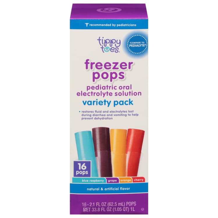 Tippy Toes Freezer Pops, Variety