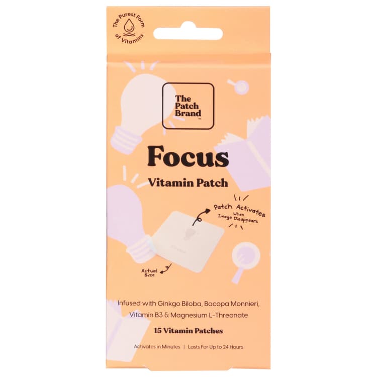 The Patch Brand Vitamin Patch, Focus