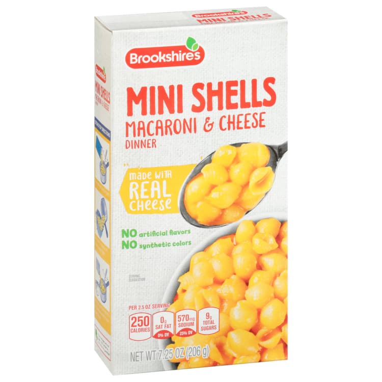 Brookshire'S Macaroni & Cheese Dinner, Mini Shells