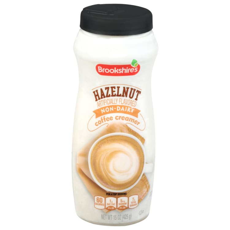 Brookshire'S Coffee Creamer, Non-Dairy, Hazelnut