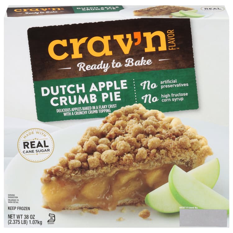 Crav'N Flavor Pie, Dutch Apple Crumb