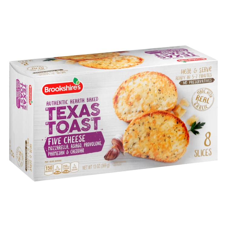 Brookshire'S Texas Toast, Authentic Hearth Baked, Five Cheese
