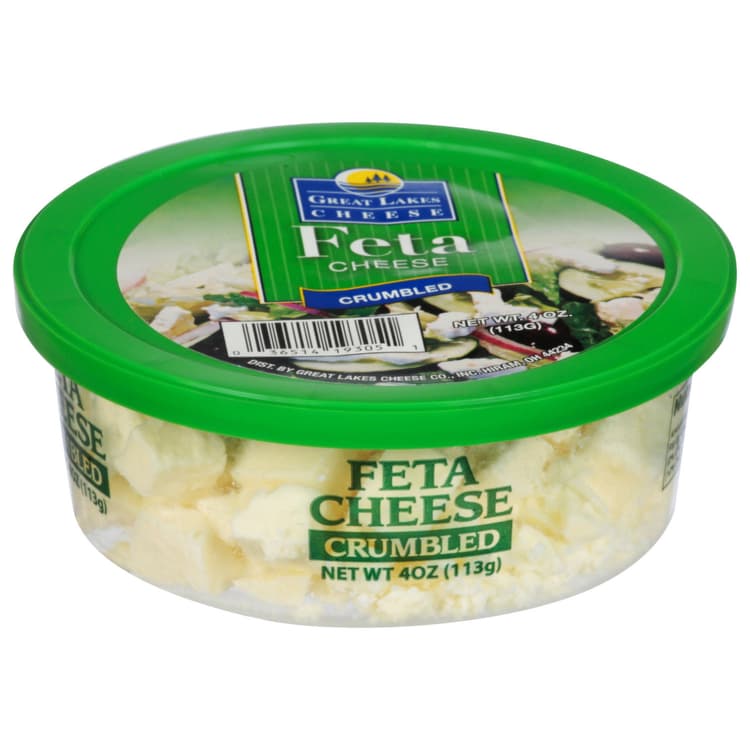 Great Lakes Cheese Cheese, Feta, Crumbled