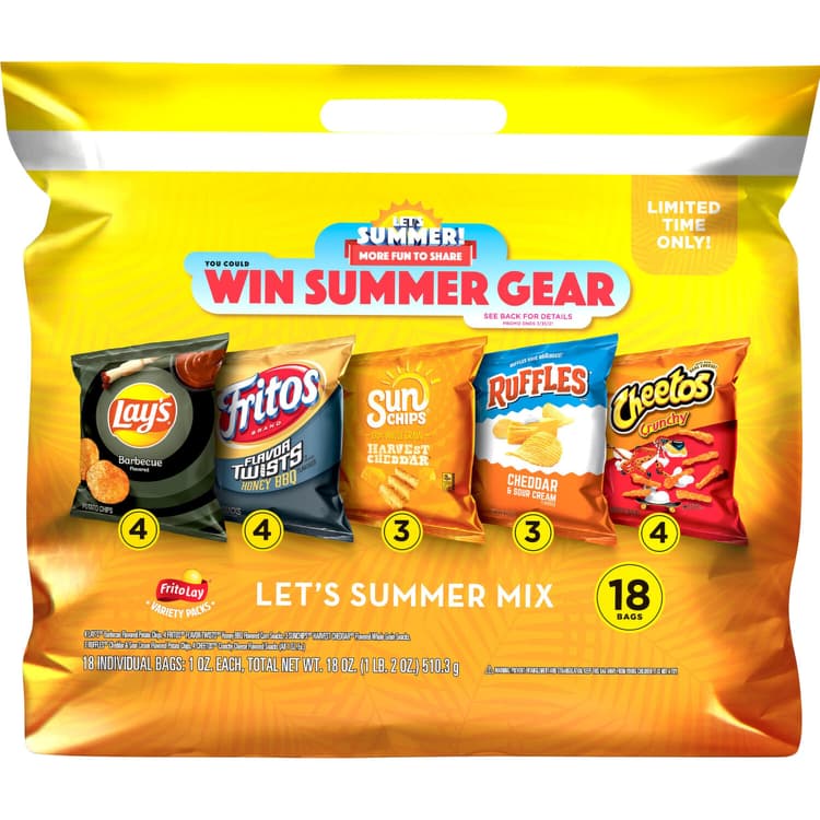 Frito Lay Snacks Summer Favorites Mix