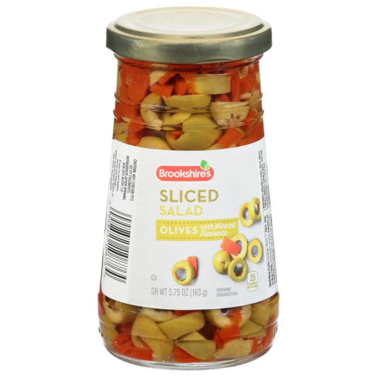 Brookshire'S Olives With Minced Pimiento, Sliced Salad