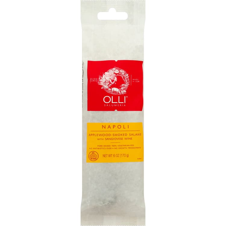 Olli Slow Cured Applewood-Smoked Salame Napoli