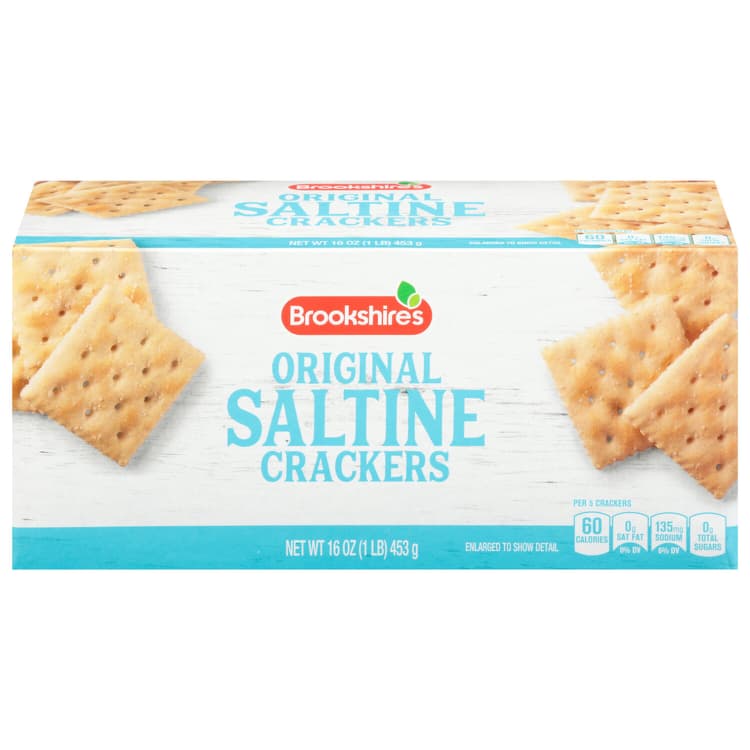 Brookshire'S Crackers, Saltine, Original