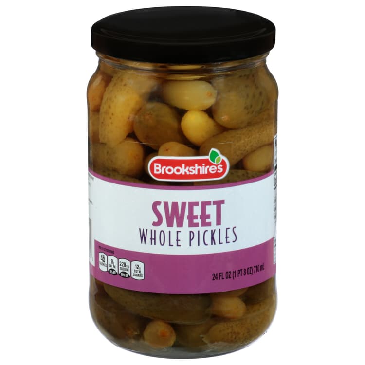 Brookshire'S Pickles, Sweet, Whole