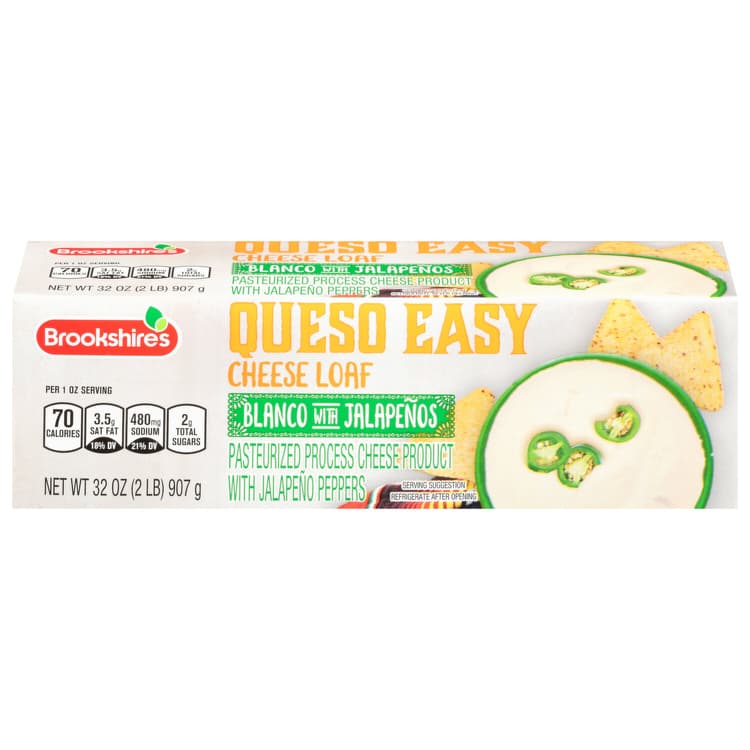 Brookshire'S Cheese Loaf, Blanco With Jalapenos