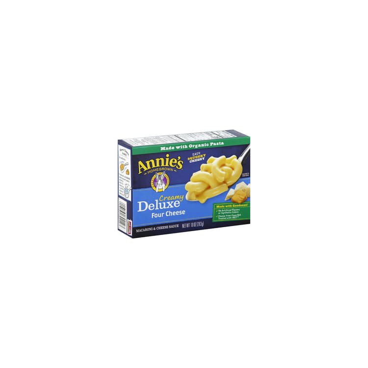 Annies Macaroni & Cheese Sauce, Creamy Deluxe Four Cheese