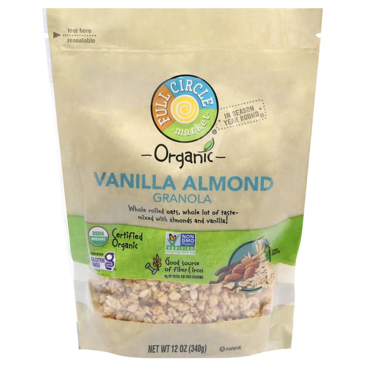 Full Circle Market Granola, Organic, Vanilla Almond